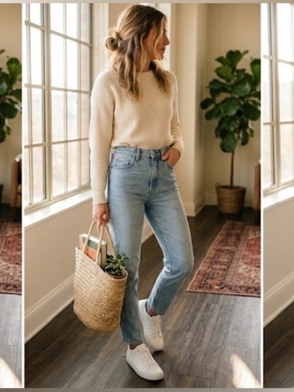 PacSun Denim Mom Jeans - Light Blue